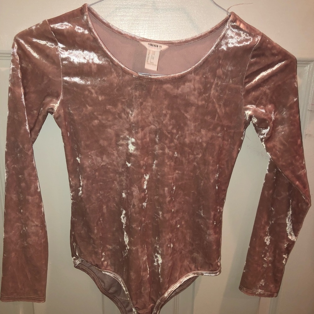 Pink Velvet Kids Bodysuit